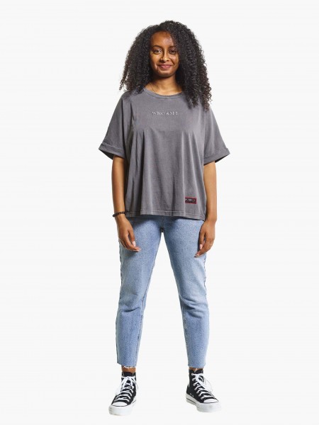 Girly oversize t-shirt gray